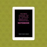 Bee's Knees Knee Pads Ultimate Pole Goal Notebook