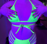 Cleo The Hurricane Bikini Pop Liquid String Bikini Top