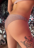 Cleo The Hurricane Crop Top Diamond Dust Scanty Pants