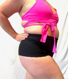 GRENADE DANCE WEAR Tops Multi-Way Wrap Top- Hot Pink