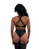 Slink Apparel Black Sports Bra Understatement Top - Black