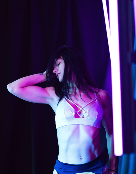 Sway Polewear Tops Temptress Top V2 - Champagne Gold