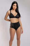 Creatures of XIX Shorts Aphrodite High Waist Bottoms - Black