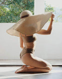 Hamade Activewear Tops Coconut Husk Brown Bandeau Top