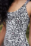Recycled Kiara Sticky Grip Black Leopard Bodysuit