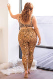 Mia Recycled Brown Leopard Leggings