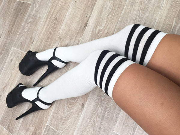 Black Stripe Tights, Accessories