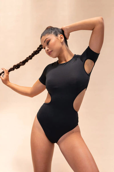 Lunalae Bodysuits Camlie Bodysuit Recycled- Black