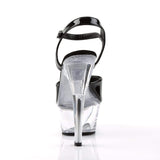 6" Heel, 1 3/4" PF 6" - 6 1/2" Heel Blk Pat/Clr KISS209/B/C