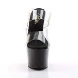 7" Heel, 2 3/4" PF 7" - 7 1/2" Heel Clr/Blk SKY302/C/B