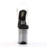 8" Heel, 4" PF 8" Heel Clr/Blk SRS FLAM808SRS/C/B