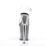 8" Heel, 4" PF 8" Heel Clr/Blk SRS FLAM808SRS/C/B