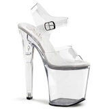 8" Heel, 4" PF 8" Heel Clr/Clr XTM808/C/M