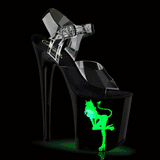 Pleaser Shoes FLAM808NLDG/C/B-MC 8 IN