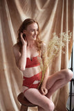 Sway Polewear Tops Monique Top- Rusty Jasper Regenerated Nylon