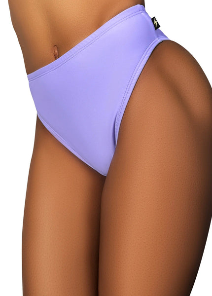 Cleo the Hurricane Bottoms High Rider Hot Pants- lavender