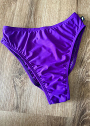 Cleo the Hurricane Bottoms High Rider Hot Pants- Purple