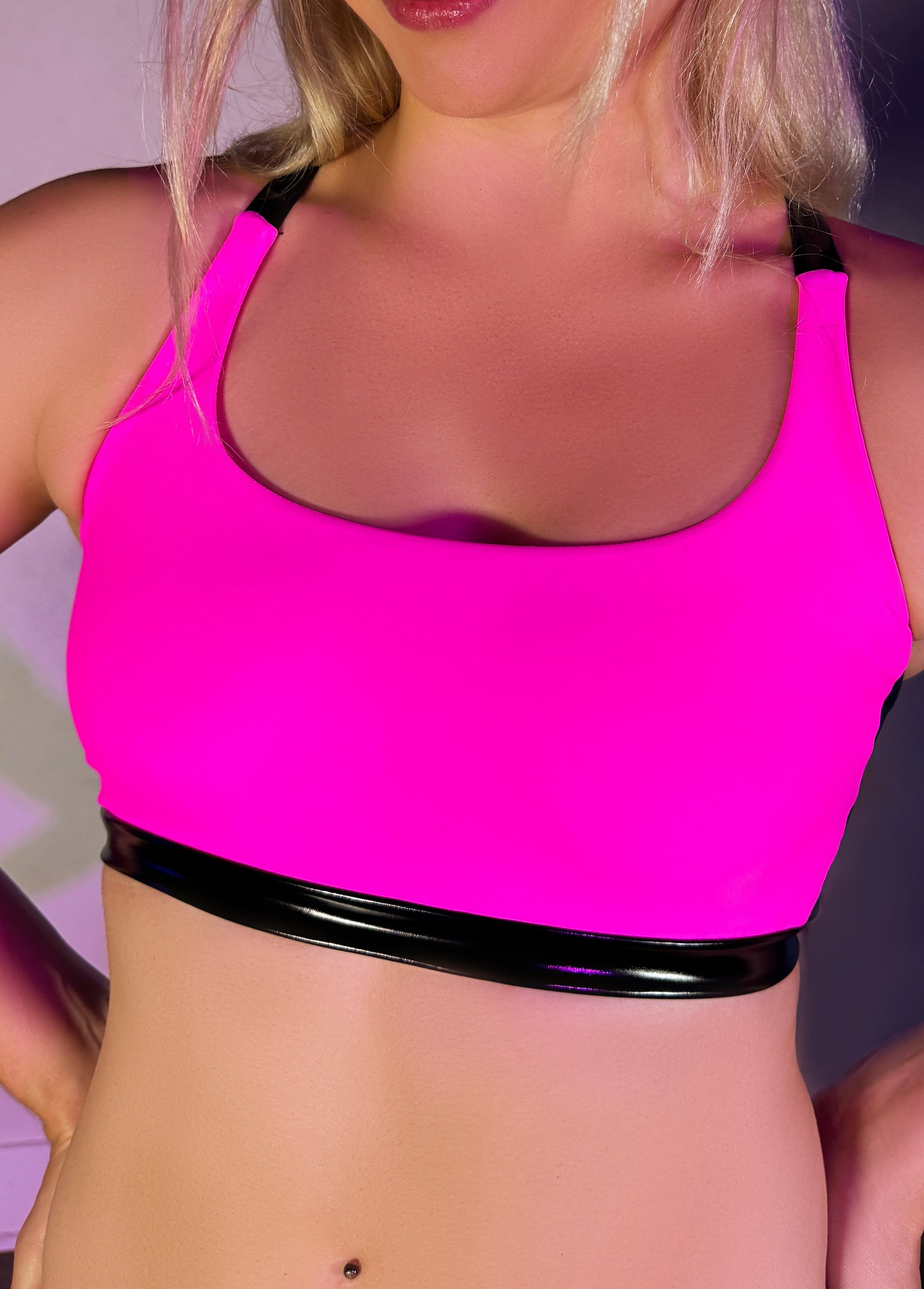 Cleo The Hurricane Crop Top Essential Cross Back Crop Top