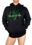 Cleo The Hurricane Crop top I Love Rock N Pole Oversized Hoodie