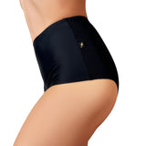 Cleo The Hurricane Hot Pants Essential Pin-up High Waisted Hot Pants - Black