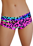 Cleo The Hurricane Hot Pants Neon Leopard Hot Pants