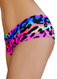 Cleo The Hurricane Hot Pants Neon Leopard Hot Pants