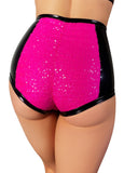 Cleo The Hurricane Hot Pants Outshine Sequin High Waisted Hot Pants