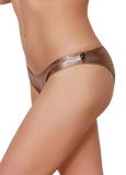 Cleo The Hurricane Hot Pants Rose Gold Metallic Scanty Pants