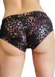 Cleo the Hurricane Shorts Fire Cheetah Hot Pants