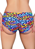Cleo the Hurricane Shorts Multi-Leopard Hot Pants