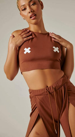Creatures of XIX Tops XX Tee Mocha