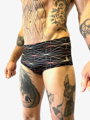 GRENADE DANCE WEAR Shorts Roxy Brief- Abstract