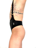 GRENADE DANCE WEAR Shorts Tanga Suspender Bottom- Black