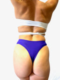 GRENADE DANCE WEAR Shorts Tanga Suspender Bottoms- Purple