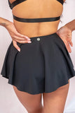 Lunalae Shorts Free Flow High Waist Shorts- Black