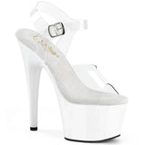 Pleaser Shoes Adore 708 White