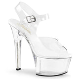PLEASER Shoes Aspire 608 Clear