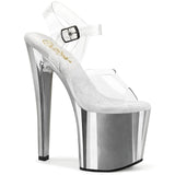 Pleaser Shoes Enchant 708 Chrome