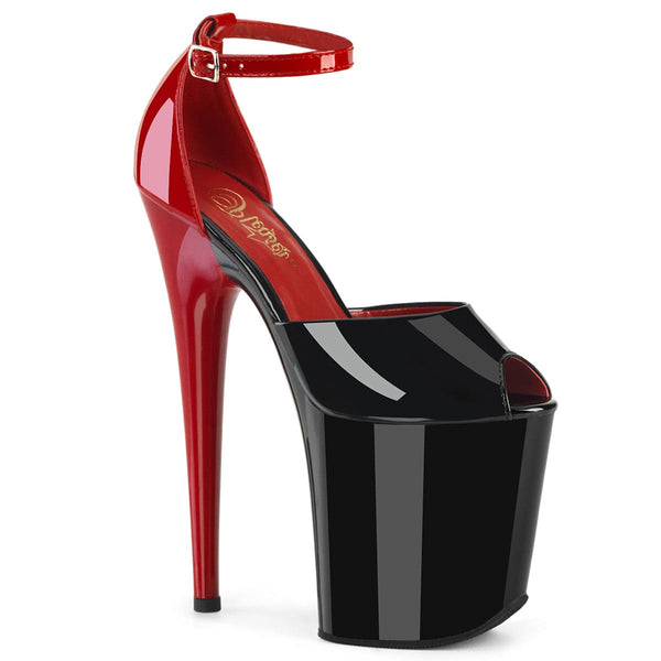 Pleaser Shoes FLAM868/B-R/M 8 inch