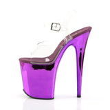 Pleaser Shoes Flamingo 808 Chrome