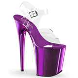 Pleaser Shoes Flamingo 808 Chrome
