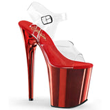 Pleaser Shoes Flamingo 808 Chrome