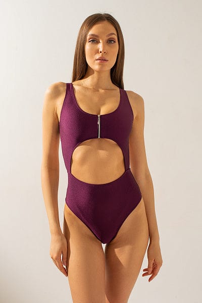 Shark Polewear Bodysuits Lolita Bodysuit- Plum