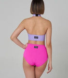 Shark Polewear Bottoms High Waisted Shorts- Hot Pink