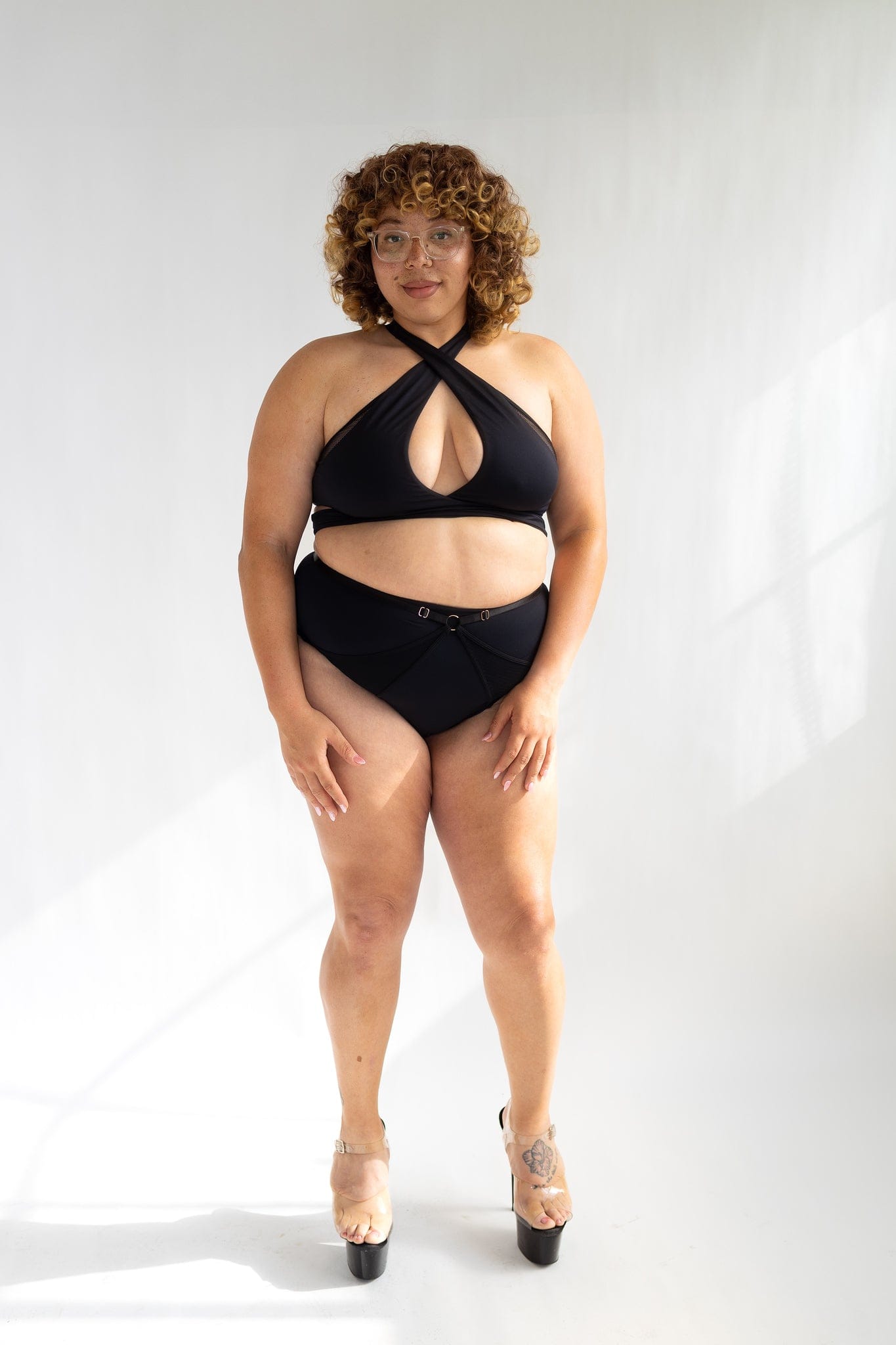 Slink Apparel black bikini top Mainstage Pole Top - Black
