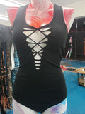 Twisted Movement Bodysuits Black XXX Bodysuit