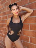 Twisted Movement Bodysuits Classic Black Bodysuit