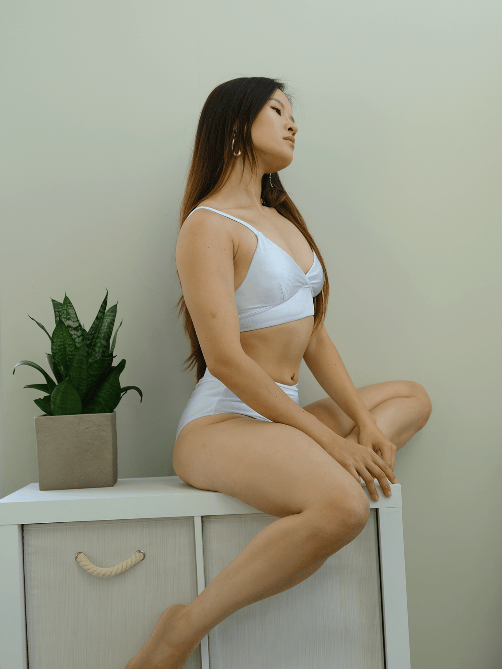 Zerone Design Bottom Trinity Pole Bottom Snow White