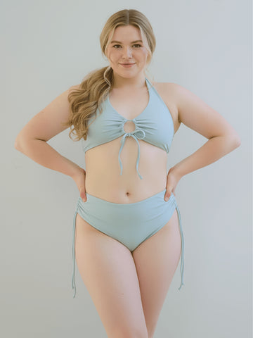 Zerone Design Top Yogini Bow-Tie Top Matcha Latte