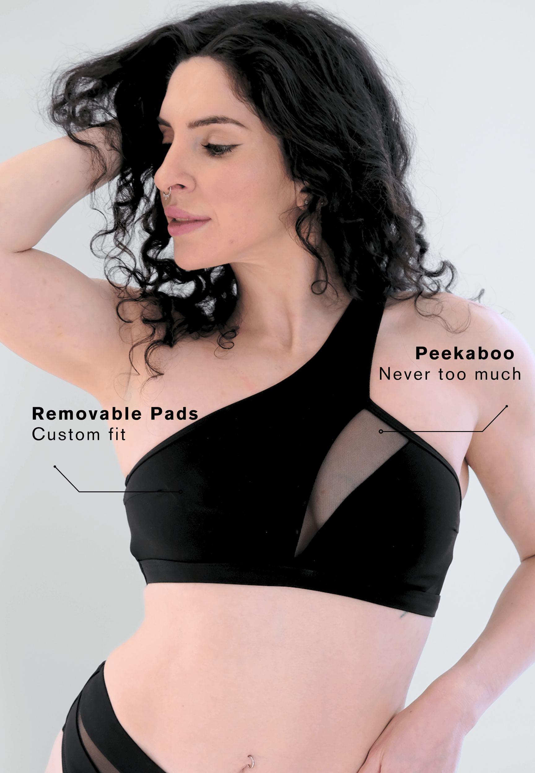 Zerone Design Top Zayra Pole Top Noir
